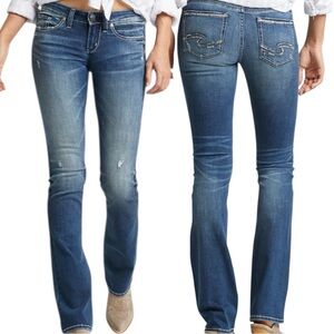 NWT Silver Jeans Tuesday Low Rise Bootcut Jeans Size 28 NWT SAMPLE